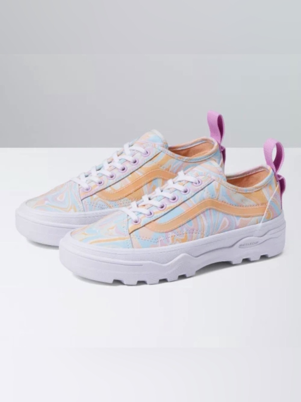 Vans Sentry Old Skool WC Waffle Cup Pastel Swirl Sneaker NWT Unisex